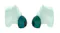 Side profile of the wireless earbuds highlighting the contoured shape and soft silicone ear tips for a secure fit Side profile of the wireless earbuds highlighting the contoured shape and soft silicone ear tips for a secure fit