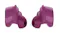 Side profile of the wireless earbuds highlighting the contoured shape and soft silicone ear tips for a secure fit Side profile of the wireless earbuds highlighting the contoured shape and soft silicone ear tips for a secure fit
