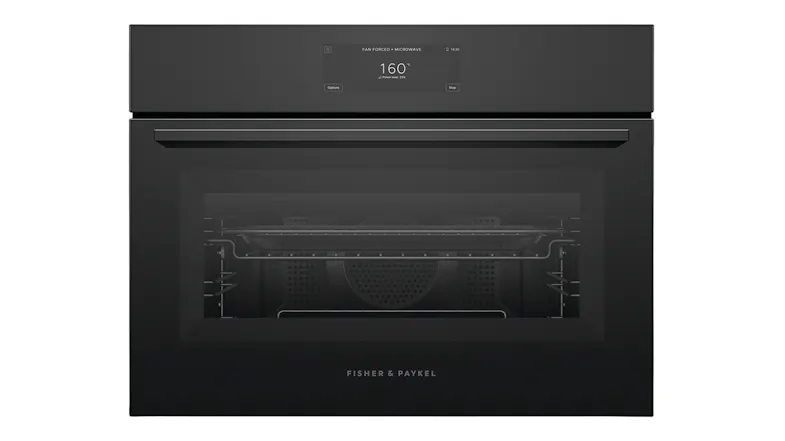 A view of the Fisher & Paykel Series 9 Combi-Microwave Oven A view of the Fisher & Paykel Series 9 Combi-Microwave Oven