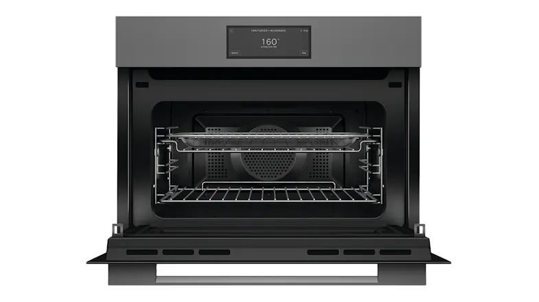 A front view of the appliance with its door opened A front view of the appliance with its door opened