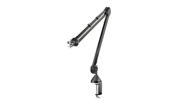 A RODE PSA1 Studio Boom Arm in a sleek black colour A RODE PSA1 Studio Boom Arm in a sleek black colour