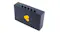 Rear perspective of the cassette player featuring the yellow We Are Rewind logo Rear perspective of the cassette player featuring the yellow We Are Rewind logo