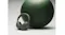 Sony wireless headphones resting beside a large green decorative sphere Sony wireless headphones resting beside a large green decorative sphere