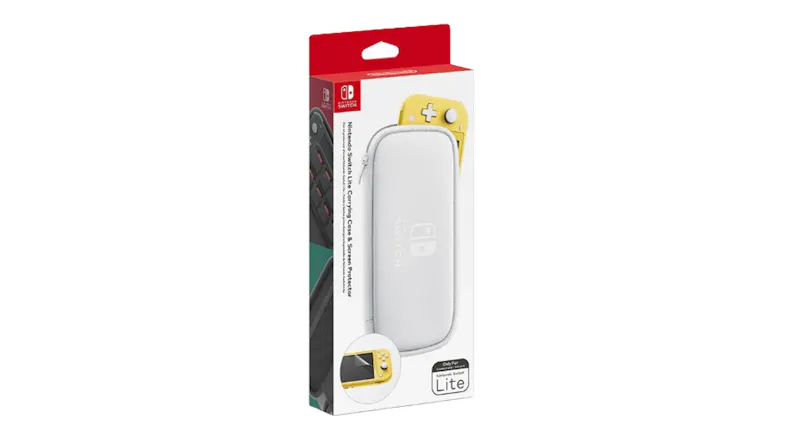 Nintendo Switch Lite Case & Screen Protector - White Nintendo Switch Lite Case & Screen Protector - White