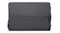Front view of a charcoal grey Lenovo Urban Sleeve Case for 15.6-inch laptops, featuring a front zippered pocket and padded fabric exterior Front view of a charcoal grey Lenovo Urban Sleeve Case for 15.6-inch laptops, featuring a front zippered pocket and padded fabric exterior