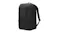 Side profile view of the Lenovo Legion black rucksack showing straps and logo Side profile view of the Lenovo Legion black rucksack showing straps and logo