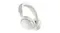 Angled view of wireless headphones featuring padded earcups Angled view of wireless headphones featuring padded earcups