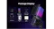 Package display of the USB condenser mic featuring RGB gaming mic, pop filter, shock mount, cable, packaging box, and manual Package display of the USB condenser mic featuring RGB gaming mic, pop filter, shock mount, cable, packaging box, and manual