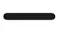 Top view of the Sonos Beam Ultra soundbar in black, showing its elongated shape and curved edges Top view of the Sonos Beam Ultra soundbar in black, showing its elongated shape and curved edges