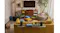 Front-facing living room scene with the Sonos Beam Ultra placed below a television on a media console Front-facing living room scene with the Sonos Beam Ultra placed below a television on a media console