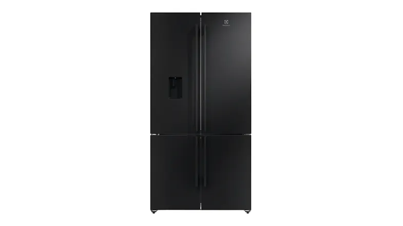 An Electrolux UltimateTaste 800 Series 562L Quad Door Fridge Freezer with Water Dispenser An Electrolux UltimateTaste 800 Series 562L Quad Door Fridge Freezer with Water Dispenser
