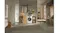 Laundry room setup featuring an integrated white washing machine Laundry room setup featuring an integrated white washing machine