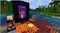 A view of three players entering a nether portal A view of three players entering a nether portal