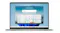 Front view of the Acer Swift Air highlighting an open display screen Front view of the Acer Swift Air highlighting an open display screen