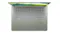 Overhead view of the laptop featuring the keyboard and touchpad Overhead view of the laptop featuring the keyboard and touchpad