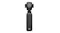 Rear view of the handheld camera showing textured non-slip grip handle Rear view of the handheld camera showing textured non-slip grip handle