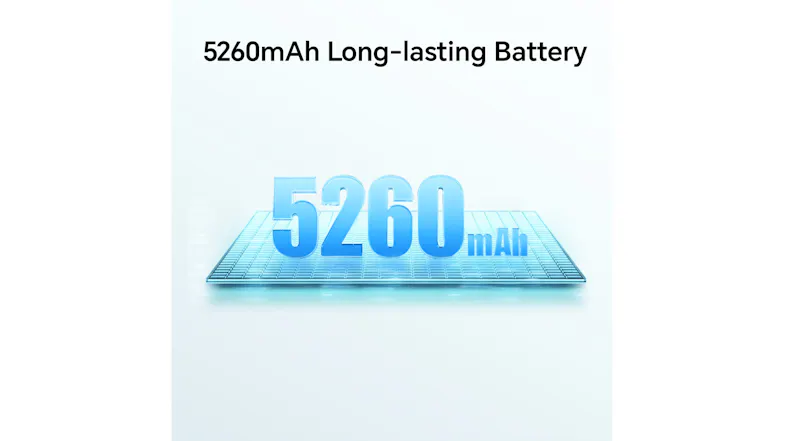 Battery graphic showcasing 5260mAh capacity Battery graphic showcasing 5260mAh capacity