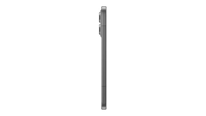 Side view of the Honor 600 phone showcasing a slim profile Side view of the Honor 600 phone showcasing a slim profile