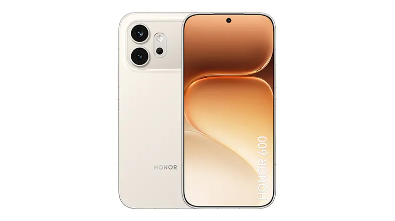Front and back view of the smartphone side by side Front and back view of the smartphone side by side