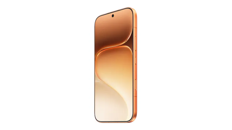 Perspective front view of the Honor 600 Pro showcasing a sleek design Perspective front view of the Honor 600 Pro showcasing a sleek design