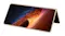Angled view of the phone highlighting the flexible hinge and inner display screen Angled view of the phone highlighting the flexible hinge and inner display screen