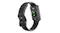 Back view of the smartwatch with illuminated health sensors visible on the underside Back view of the smartwatch with illuminated health sensors visible on the underside