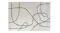 Complete Mercer Sketch Rug in white and grey, showing abstract sketch-like line design across the surface Complete Mercer Sketch Rug in white and grey, showing abstract sketch-like line design across the surface