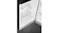 Top-down view of a black SMEG minibar fridge interior with a metal bottle rack and open door Top-down view of a black SMEG minibar fridge interior with a metal bottle rack and open door