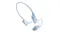 Top-angle view of Shokz bone conduction headphones with water droplets, showing the control buttons Top-angle view of Shokz bone conduction headphones with water droplets, showing the control buttons