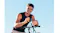 Silver Shark personal cooling fan with a digital display screen clamped onto the charcoal handlebar of a baby stroller Silver Shark personal cooling fan with a digital display screen clamped onto the charcoal handlebar of a baby stroller