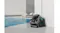Aiper Scuba X1 Pro Max positioned upright beside a swimming pool, highlighting the compact design Aiper Scuba X1 Pro Max positioned upright beside a swimming pool, highlighting the compact design