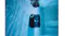 Aiper Scuba X1 Pro Max travelling vertically along a pool wall underwater, highlighting advanced navigation Aiper Scuba X1 Pro Max travelling vertically along a pool wall underwater, highlighting advanced navigation