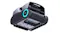 Alternate underside angle of the robotic pool cleaner, highlighting the filtration intake area Alternate underside angle of the robotic pool cleaner, highlighting the filtration intake area