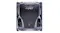 Top-down view of the pool cleaner displaying the control panel, carry handle, and sleek compact design Top-down view of the pool cleaner displaying the control panel, carry handle, and sleek compact design