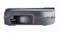 Right side profile of the robotic pool cleaner, highlighting the slim body shape and enclosed side panel Right side profile of the robotic pool cleaner, highlighting the slim body shape and enclosed side panel