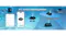 Smart cleaning modes feature graphic with smartphone app control, showing multiple cleaning options Smart cleaning modes feature graphic with smartphone app control, showing multiple cleaning options