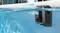 Aiper Scuba V3 cleaning along the pool waterline, demonstrating horizontal waterline scrubbing for removing dirt Aiper Scuba V3 cleaning along the pool waterline, demonstrating horizontal waterline scrubbing for removing dirt