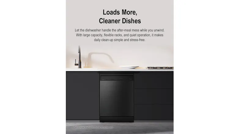 Modern kitchen view featuring Panasonic dishwasher built into modern cabinetry Modern kitchen view featuring Panasonic dishwasher built into modern cabinetry
