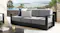Outdoor cushion with a white and black pattern Outdoor cushion with a white and black pattern