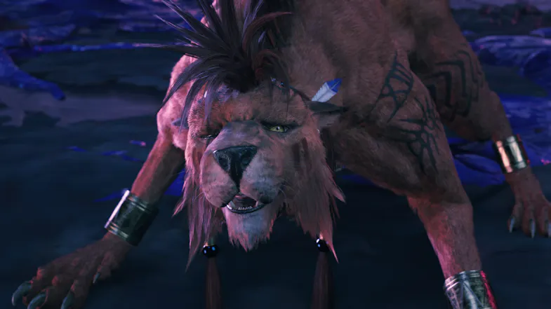 A view of the adorable character red xiii A view of the adorable character red xiii