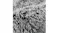 Close-up of charcoal grey and black shaggy faux fur pet bed fabric texture Close-up of charcoal grey and black shaggy faux fur pet bed fabric texture