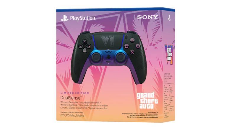Angled view of the packaging featuring controller image and PlayStation logo Angled view of the packaging featuring controller image and PlayStation logo