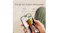 Smartphone app feature graphic showing a live video call from the doorbell camera, highlighting remote viewing Smartphone app feature graphic showing a live video call from the doorbell camera, highlighting remote viewing