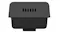 Close-up view of the included wireless chime unit, featuring the compact black housing and front speaker grille Close-up view of the included wireless chime unit, featuring the compact black housing and front speaker grille