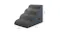 Grey foam pet stairs with textured corduroy treads, showing dimensions of 50cm height, 71cm length, and 40cm width Grey foam pet stairs with textured corduroy treads, showing dimensions of 50cm height, 71cm length, and 40cm width