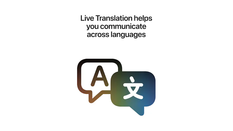 A Live Translation graphic with multilingual speech bubble icons A Live Translation graphic with multilingual speech bubble icons