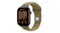 An angled view of an Apple Watch Series 12 with an olive sport band showing the digital crown and display An angled view of an Apple Watch Series 12 with an olive sport band showing the digital crown and display