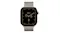 A front view of Apple Watch Series 12 42mm showing date, time, fitness tracking, heart rate, and pacing display A front view of Apple Watch Series 12 42mm showing date, time, fitness tracking, heart rate, and pacing display