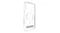 A rear view of ZAGG Palace Snap Kickstand Case featuring clear design and stand A rear view of ZAGG Palace Snap Kickstand Case featuring clear design and stand