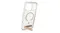An angled view of the snap kickstand case with deployed stand for hands-free viewing support An angled view of the snap kickstand case with deployed stand for hands-free viewing support